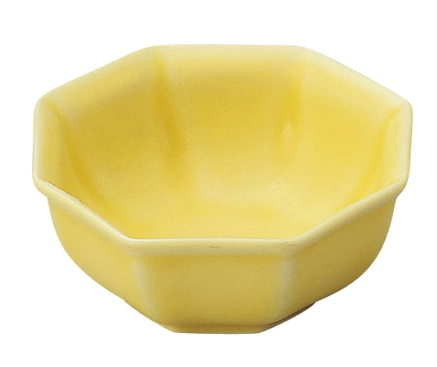 Amazon.co.jp: 光洋陶器 八角 小鉢 黄 56465002 : ホーム＆キッチン